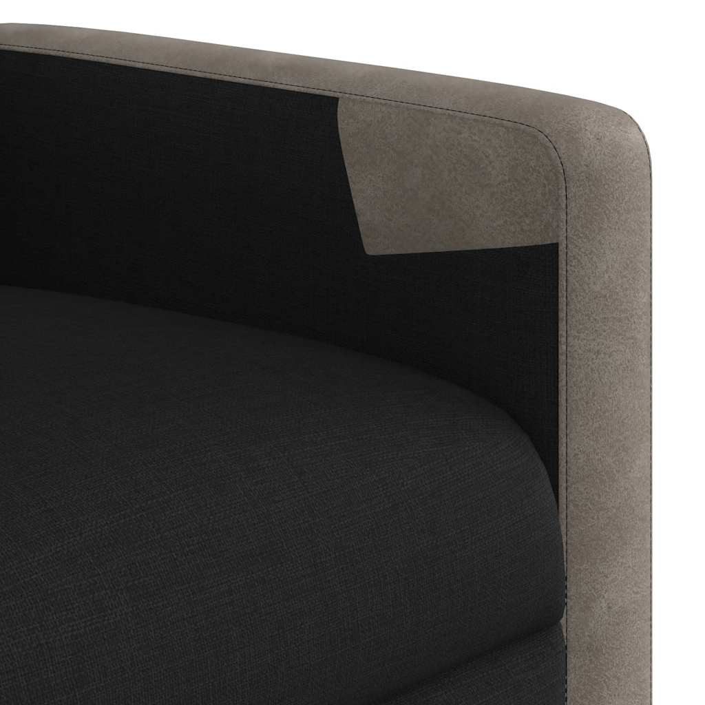 Recliner with Rising Aid Black Fabric