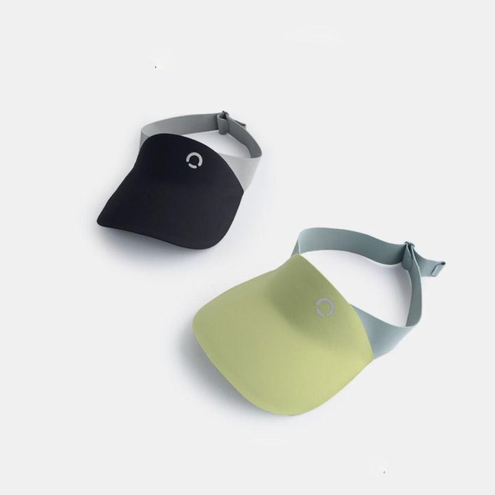 Contrast Color Summer Kid Sunhat Korean Style Children's Empty Top Cap Seamless Sun Hat  Kid