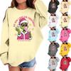 Children's Fashionable Casual Long-sleeved Loose Christmas Print Pullover Hooded Sweatshirt