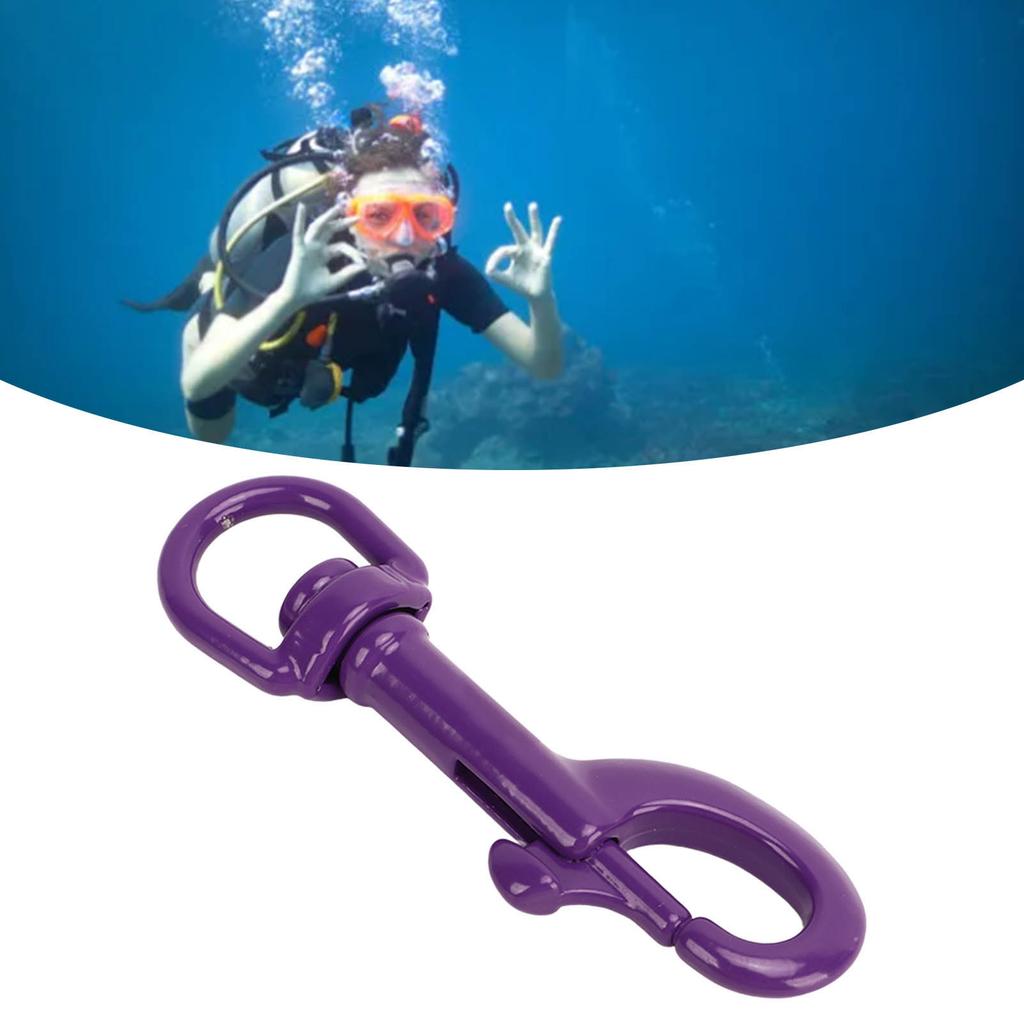 75mm Eye Snap Hook DT75B 316 Stainless Steel Marine Grade Single Ended Diving Clip for Keychain Dog Leash Camera Strap