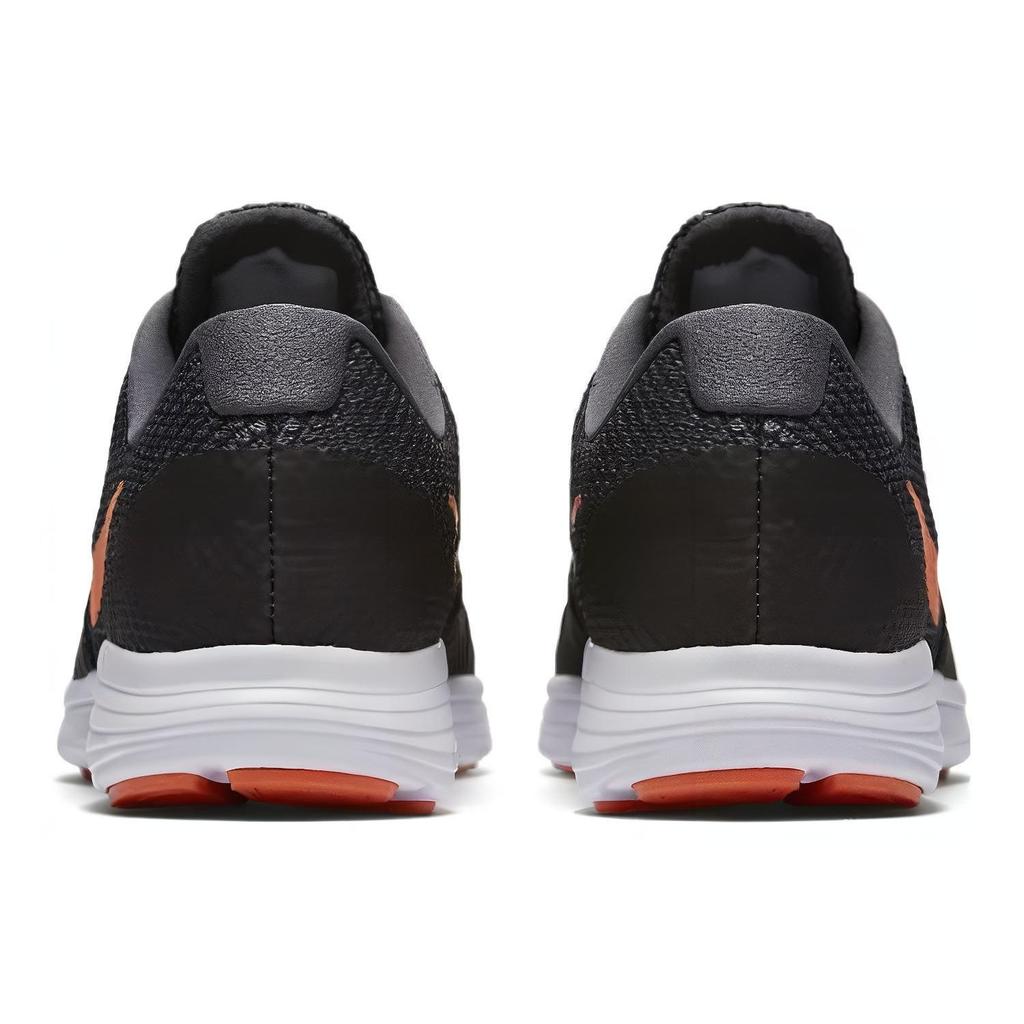 Nike Revolution 3 Comfortable Sports Mesh Breathable Sweat-Absorbing Low-Top Running Shoes Men Sneaker Dark-Gray Orange 819300-003