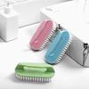 Cleaning Brush Soft Long Bristles Ergonomic Handle Plastic Clothes Sneaker Floor Scrub Brush Groove Gap Brush for Home