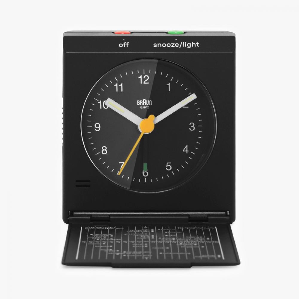 Braun Bc05b Classic Analog Travel Crescendo Alarm Low Noise Public Desk Clock