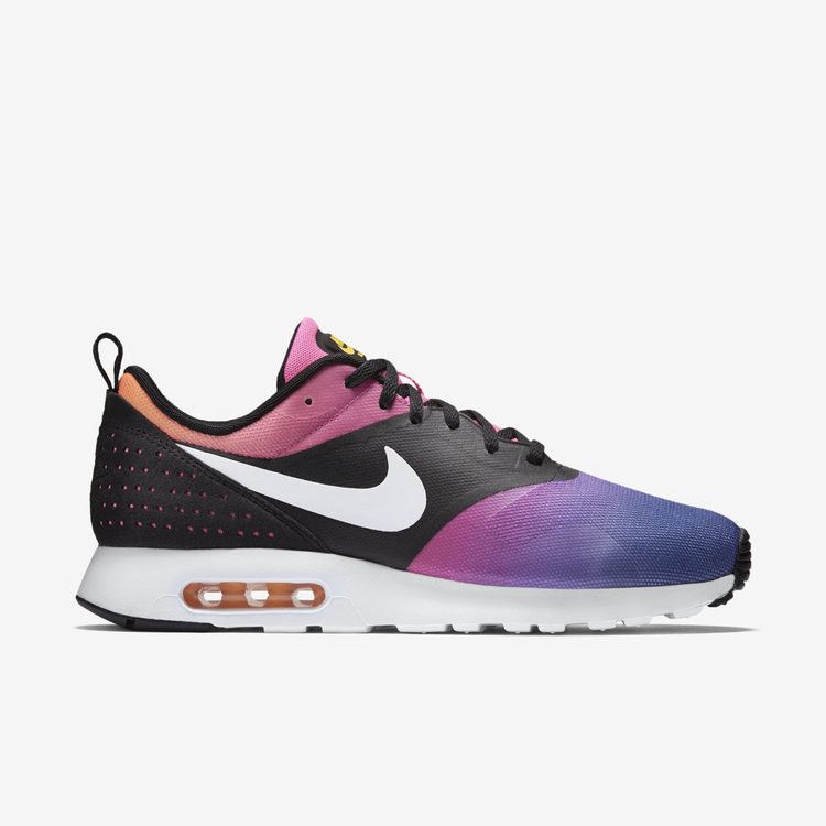 Мужские кроссовки Nike Air Max Tavas Sunset Черный/Белый-Розовый Порошок-Туристический Желтый