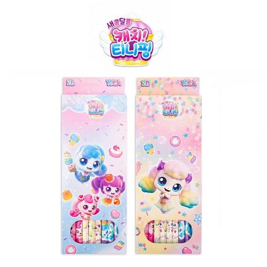 Набор канцелярских принадлежностей Catchtinipping, набор школьных принадлежностей, цветные карандаши, маркеры, цветная бумага, популярный персонаж в Корее