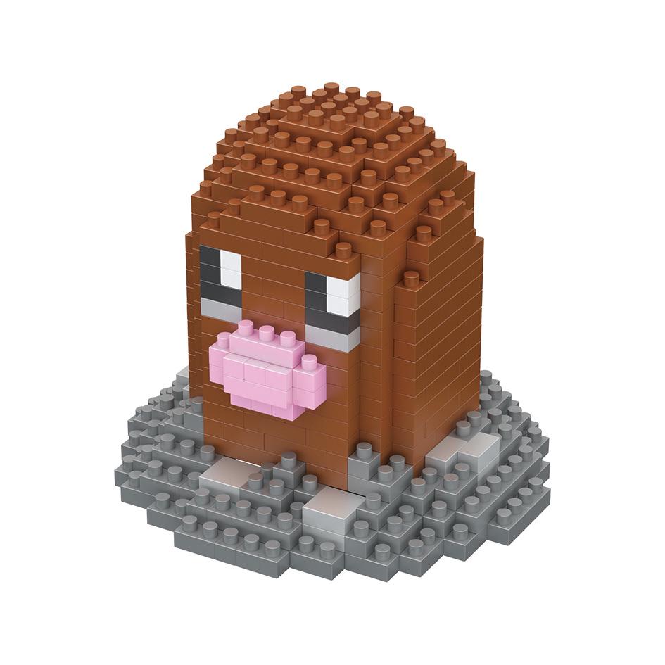 Pokemon Building Blocks Small Cartoon Mini Block Pikachu Charizard Eevee Mewtwo Anime Assemble Action Model Dolls Boys Toys
