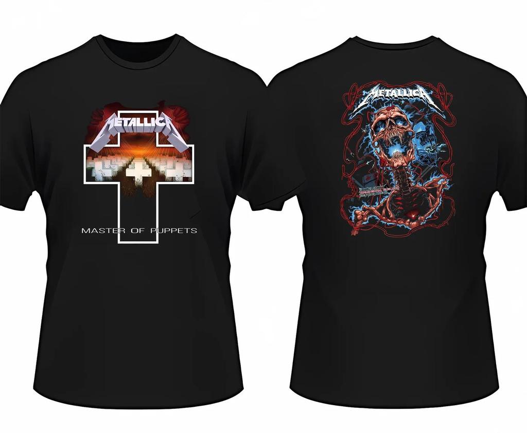 Унисекс, металлик Ретро Metal Ready Hell Tour Черная футболка с рисунком WoUnisex Топы Футболка с черепом Harajuku Повседневная рубашка унисекс