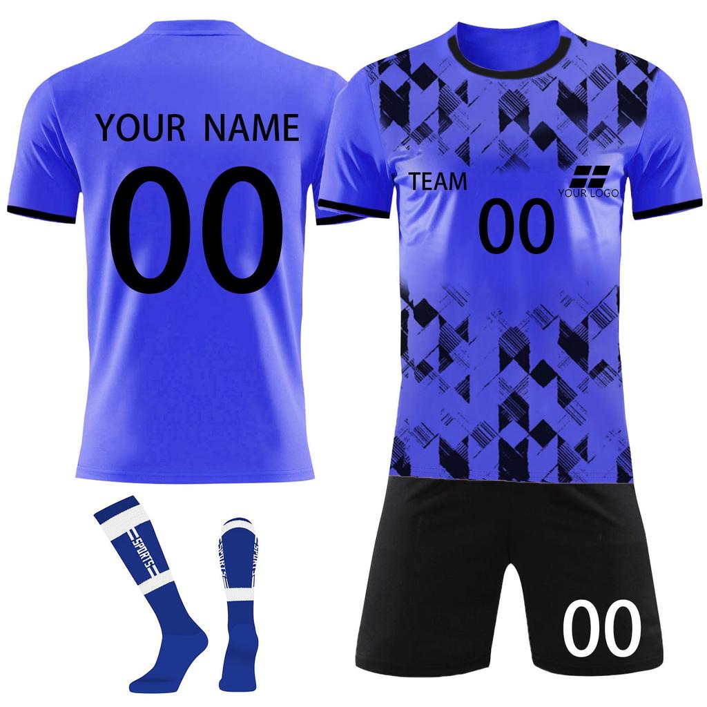 Personalised Shirts Kit Mens Girls With Name Number Custom Football Jerseys For Boys Training Suit