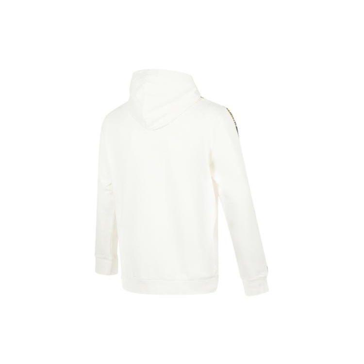 Puma Сплошная полосатая куртка с логотипом и надписью на молнии с капюшоном унисекс, верхняя одежда, белый цвет 539532-93