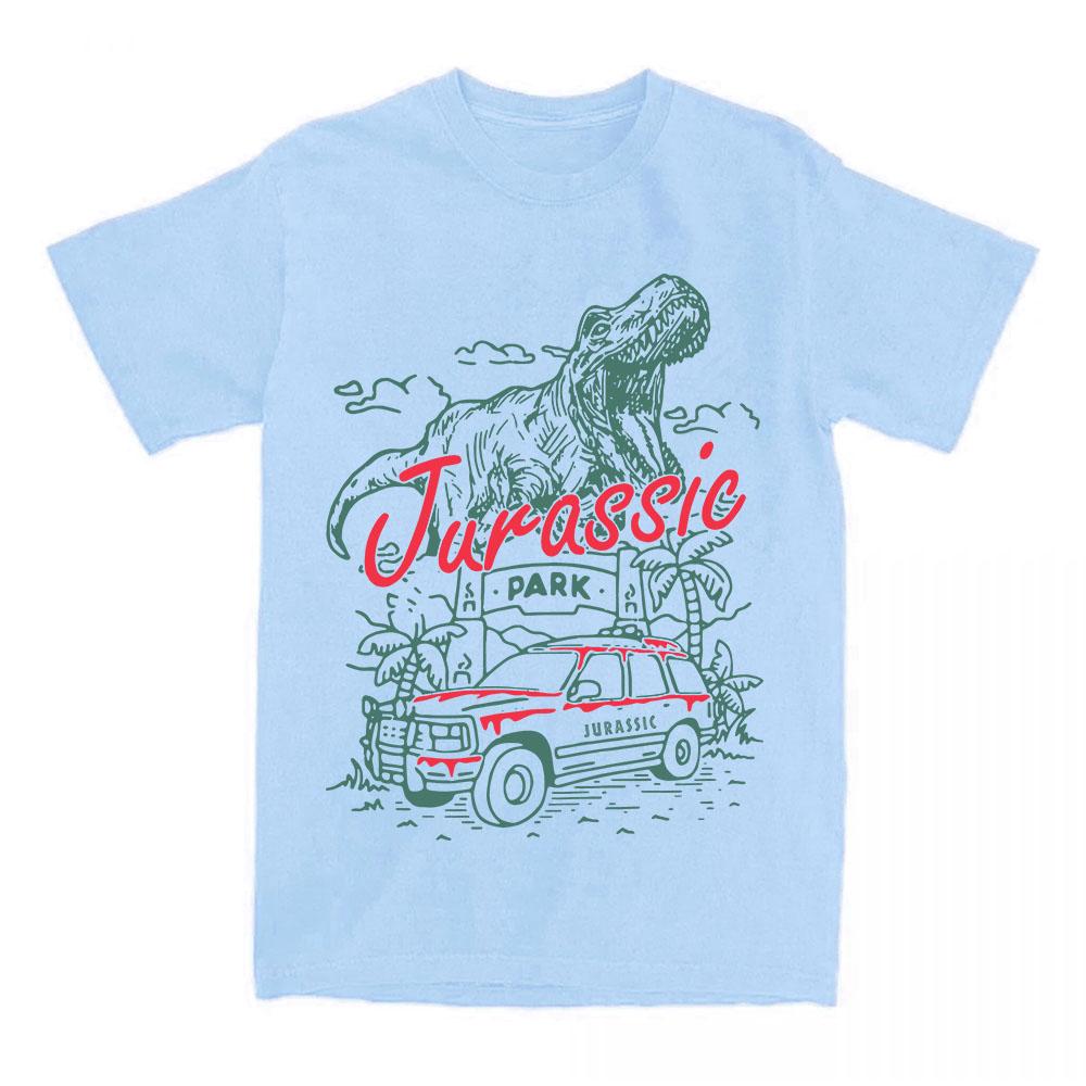 Jurassic World Rebirth T-shirt Cotton Summer Short Sleeve Tshirts Casual Loose Movie Printing T Shirt O-neck Soft Women Clothing