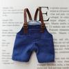 Pants T-shirt Suits for Obitsu11 Doll Denim Pants Fashion Overalls Doll Clothes Knitted Tops