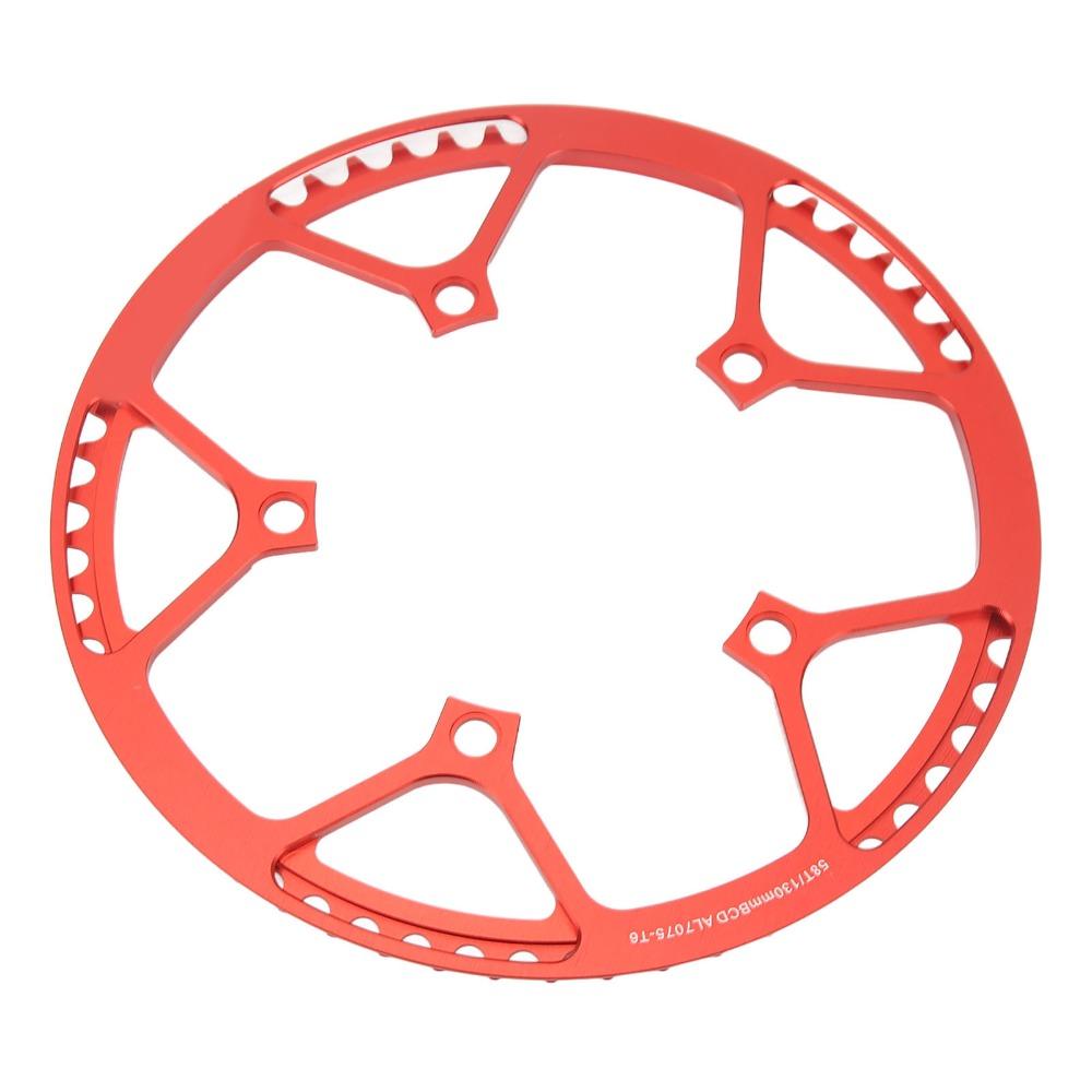 58T Bicycle Chainring Aluminum Alloy Bike Chainwheel Durable Folding Bike Chainring BMX Bike