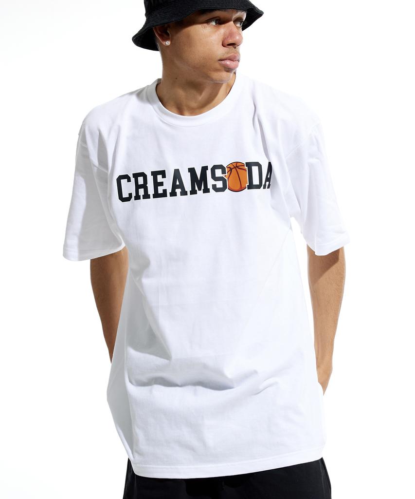 CREAM SODA LAB Футболка с коротким рукавом Cr Bowler Белый Черный