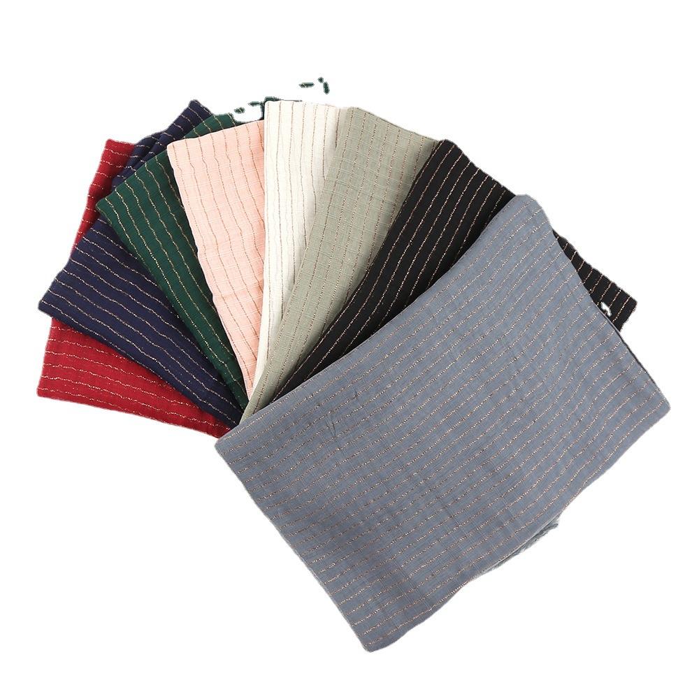 New Style Silk Scarf for Women Spring and Autumn Mulberry Silk Scarf for Women Gold Thread Cheongsam Shawl for Headscarf