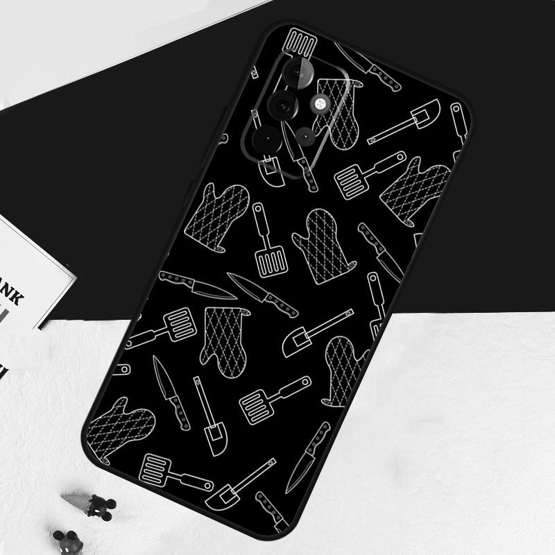 Baking Utensils Case For Samsung Galaxy A05 A06 A26 A16 A56 A36 A22 A32 A52 A54 A34 A14 A55 A15 A53 A33 A35