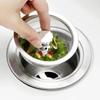 1 Pcs Household Sink Filter Stainless Steel Sink Sewer Filter Kitchen Tools Bathroom Floor Drain Waste Plug Filter