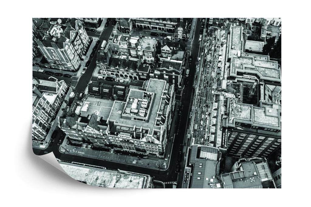 Фотообои Лондон Черно-белый гладкий винил 315x210