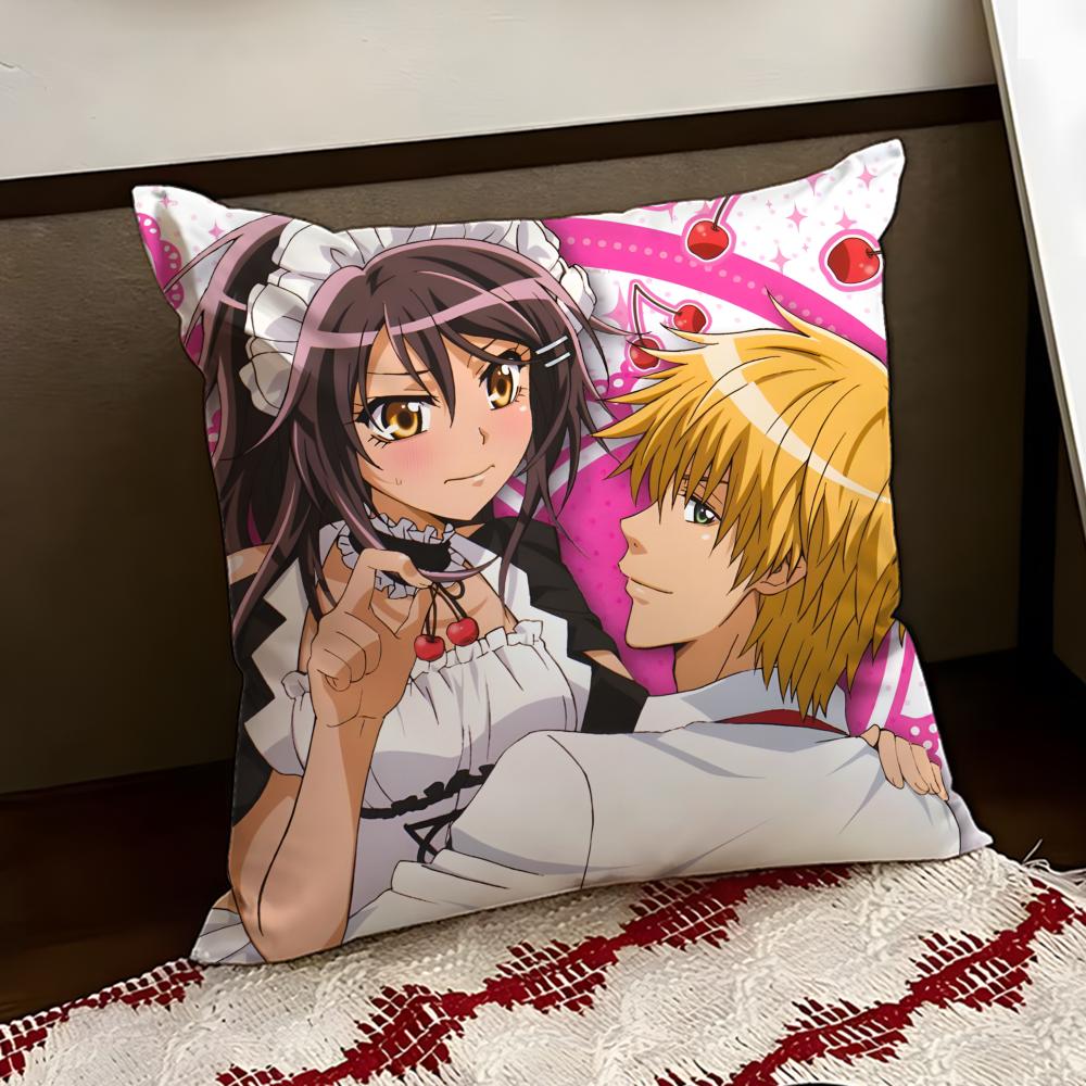 Подушка с аниме-принтом MMaid Sama, двусторонняя, мягкая, прочная, для дома, автомобиля, многоцелевая, для ежедневного комфорта