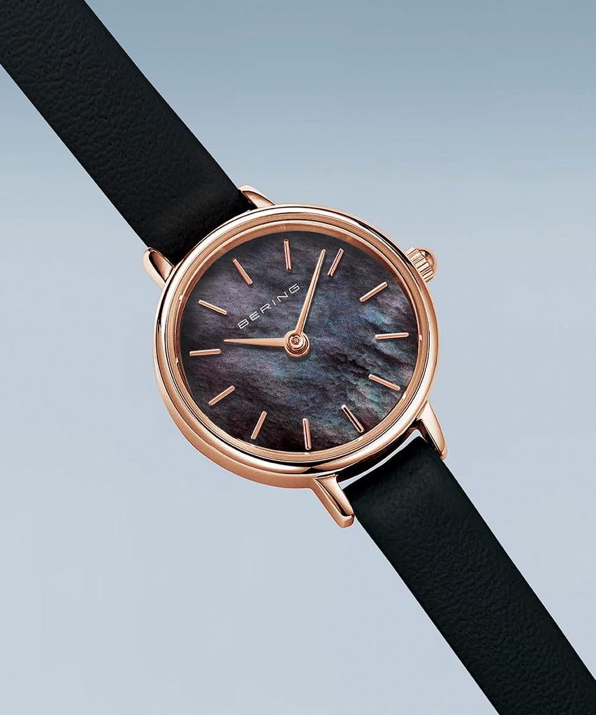 Классические мини-часы черного цвета [Bering] 11022-466