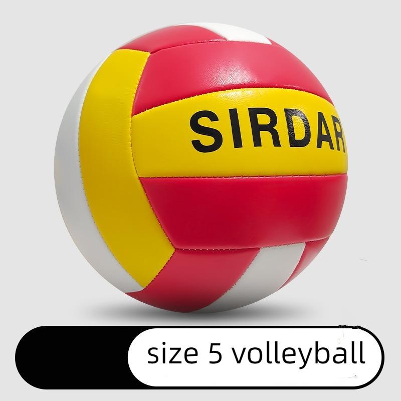 Профессиональный размер 5, волейбольный мяч из искусственной кожи, утолщенный, прочный тренировочный мяч для мужчин и женщин, износостойкий мяч для пляжного волейбола с машинной прошивкой