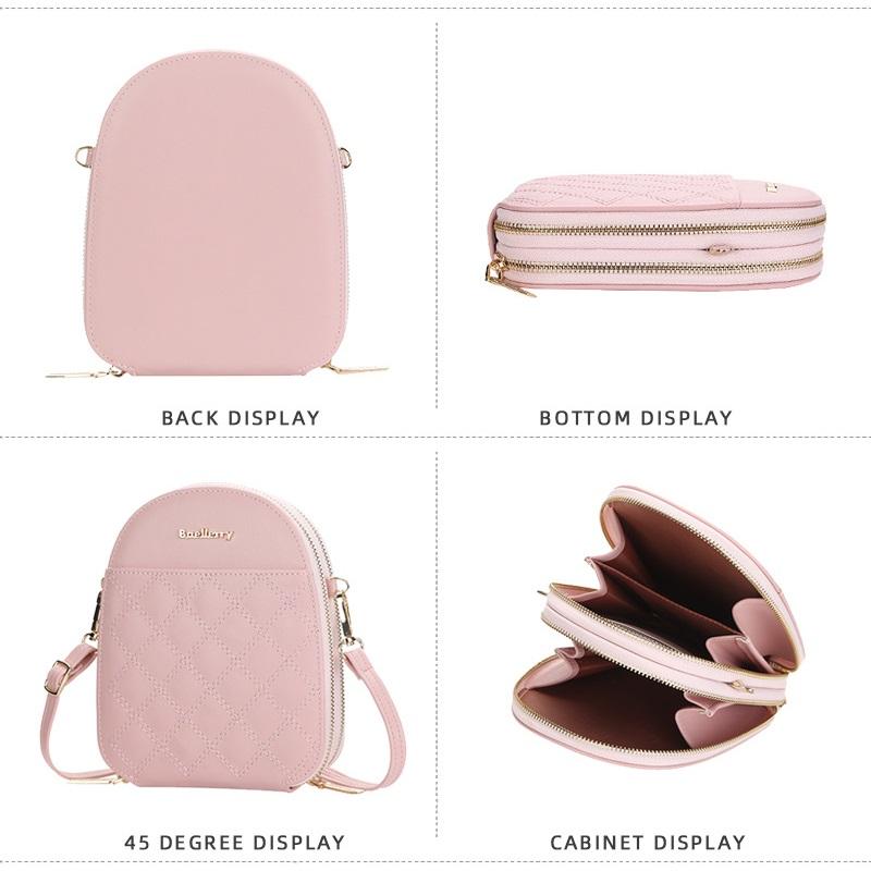 Baellerry Модные женские сумки на ремне из искусственной кожи, сумка через плечо, женская сумка для телефона, кошелек