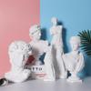 Nordic Style Resin Plaster Statue Ornament for Tabletop Hotel and Living Room Decor