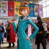 Костюм Люси Уайлд из мультфильма «Гадкий я» из полиэстера для Хэллоуина и ролевых игр