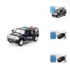 Модель полицейской машины Hummer H3 из сплава с инерционным механизмом для детской коллекции