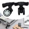 Luggage Suitcase Wheels 1 Pair Sturdy Wear Resistant Convenient Installation Multifunctional Mute