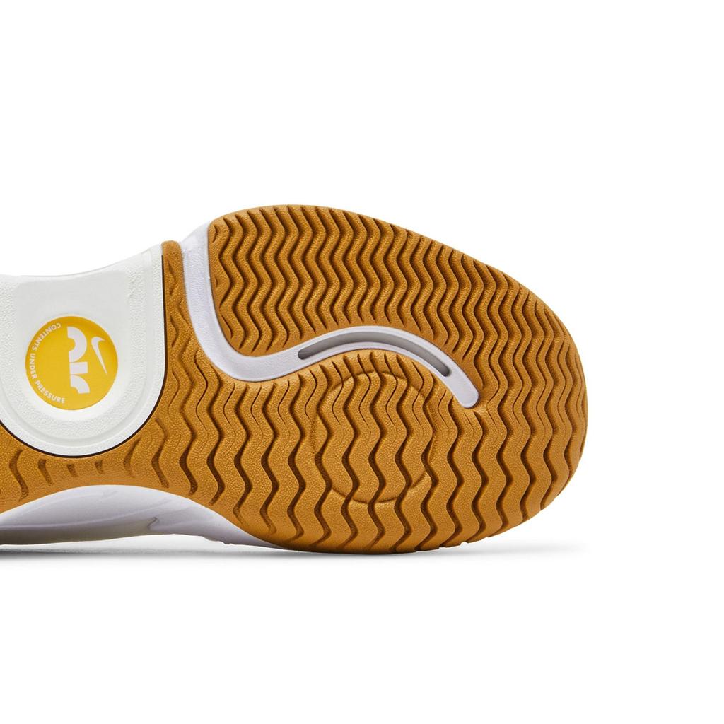 NikeCourt Air Zoom GP Turbo 'Summit White University Gold' (Unisex) Summit White / White / Wheat / University Gold Tennis Shoes CK7513 155