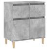 VidaXL Buffet Gris béton 60x35x70 cm Bois d'ingénierie 819680