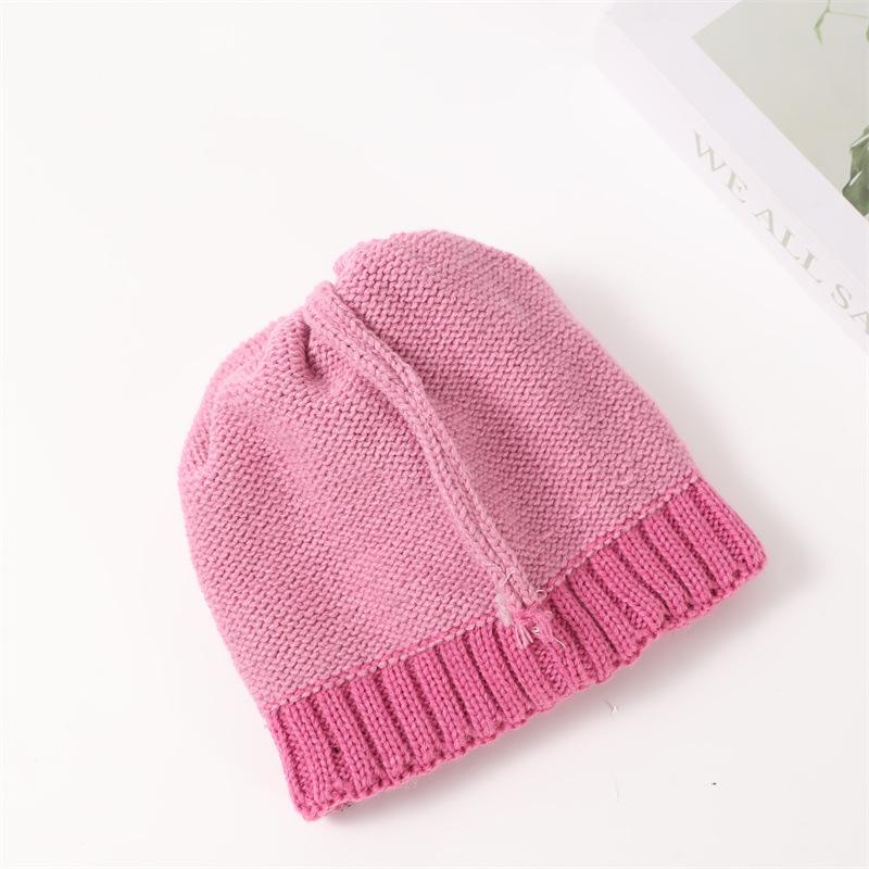 Набор шапка-бини и варежки-митенки «Единорог» для детей, для девочки, милый, модный, плюшевый, на флисовой подкладке, зимняя шапка с перчатками, мультяшный животный узор с ушками, термонабор