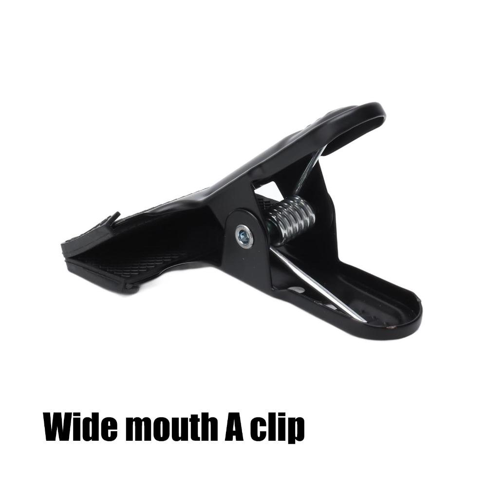 4pcs Strong Grip Anti Slip Woodworking Clamps Black Steel Type A clamp Wide Mouth Spring Clips DIY Projects