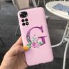 Чехол для Xiaomi Redmi Note 11 4G Note 11S Милые Буквы для Пары Мягкий Тонкий Чехол-Фонда для Xiaomi Redmi Note 11 Pro Note11 S Чехлы
