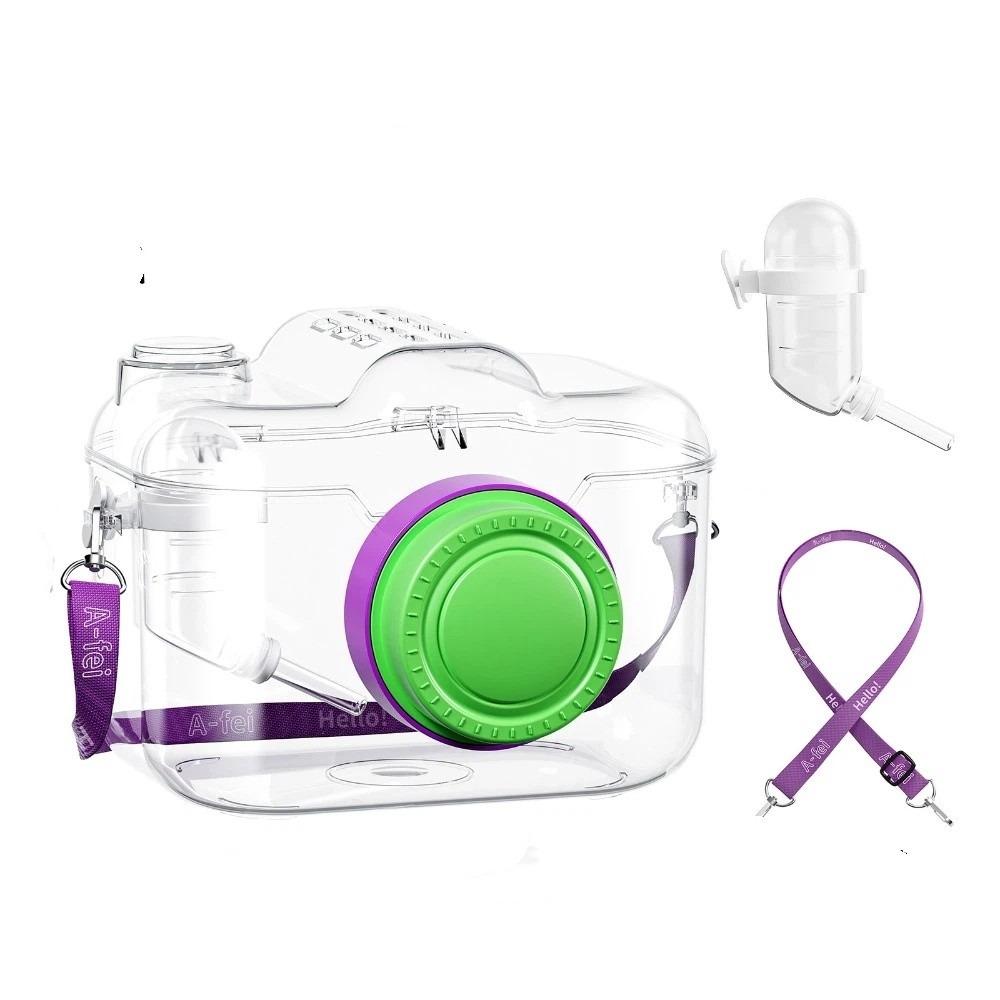 Transparent Pet Outgoing Cage Ventilated Hamster Carry Bag Pet transfer bag  Spring Outing
