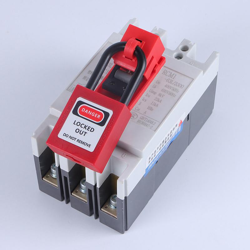 Clamp-On Moulded Case Circuit Breaker Lockout Device Isolation Appliance Electrical Power Blocked Loto Safety Tagout Lockout