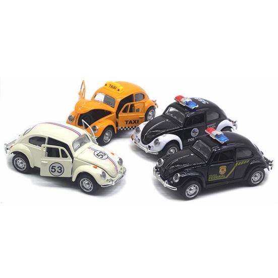 Miniature Simulation Back Car Model Diecast Alloy Pull Taxi Toy with Opening Door 0.0638888888888889 Scale Retro Car