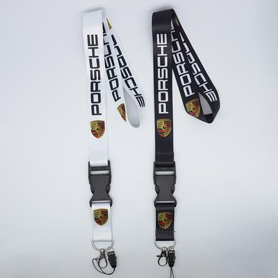 Нейлоновый ремешок с принтом для Porsche Cayenne Panamera Macan 911 Taycan Boxster Cayman 918 Pajun Брелок-подвеска для ключей Брелок