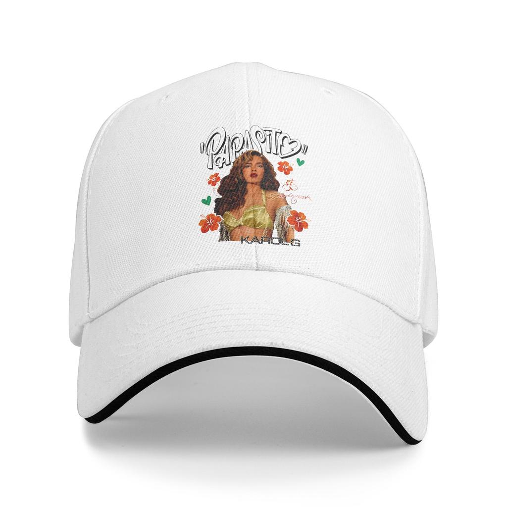 Karol G Viajando Por El Mundo Tropitour Baseball Caps Fashion Sandwich Hats Unisex Adjustable Dad Hat Running Golf