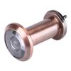 Home Security Optical Glass Wide Angle Door Viewer Door Scope Viewer (Red Bronze)