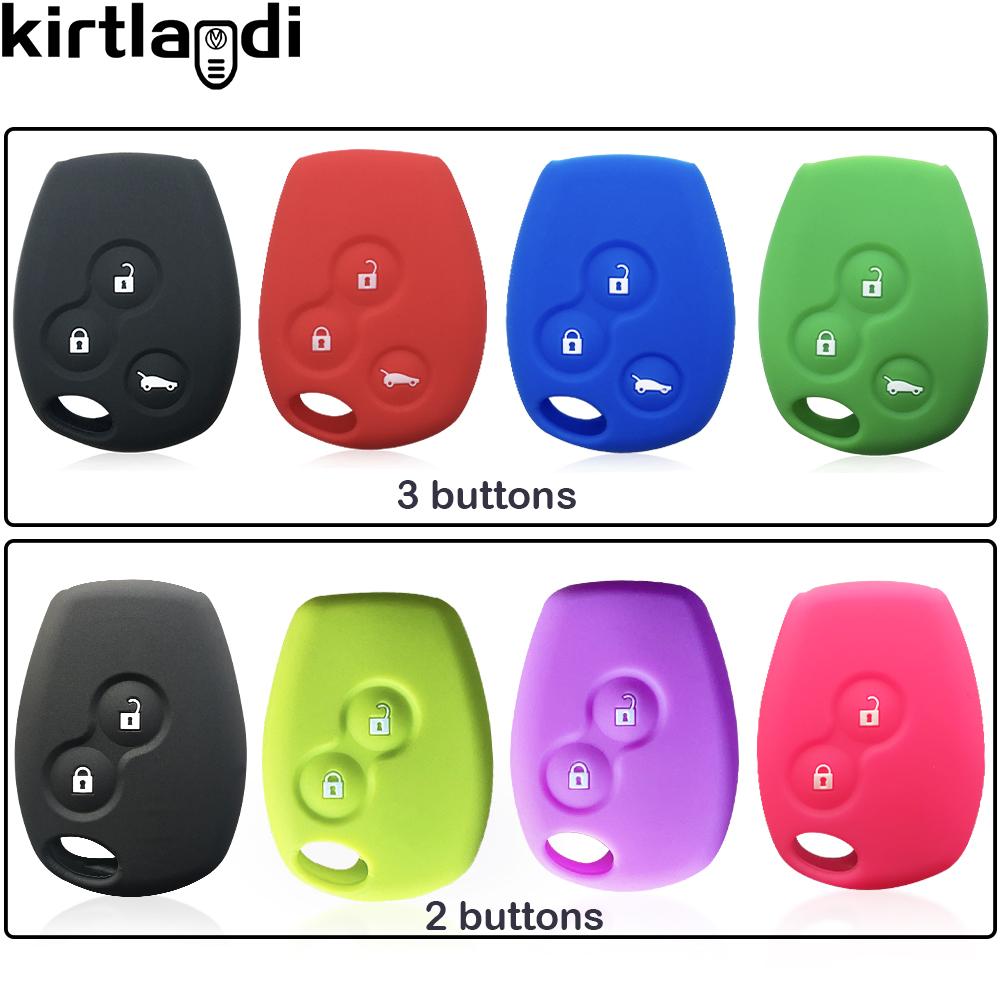 Силиконовый чехол для ключа держатель чехол для ключа для Renault Clio 3 Logan 2 Dacia Duster sandero stepway Lada Largus для Nissan Almera terrano