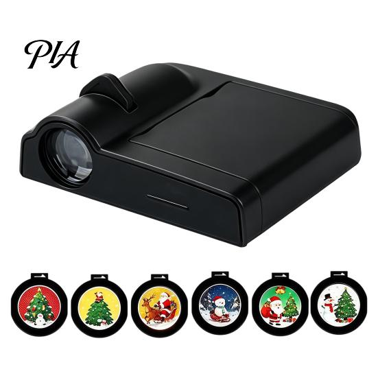 Indoor Outdoor Festive Decoration LED Christmas Projector Lamp, 6/10/15/20 Scenes Holiday Projector, Mini USB Decorative Wall Lamp for Festivals