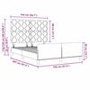 Box Spring Bed with Headboard Light Grey 140 x 200 cm Velvet