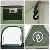 Tunnel Family Tent for 8 Persons Green Waterproof