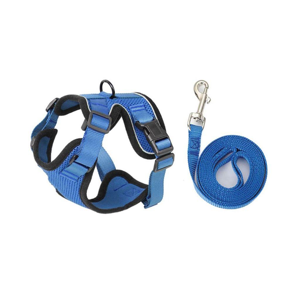 Мягкая сетчатая шлейка для собак, шлейка для кошек, устойчивая к побегам, жилет, аксессуары для питомцев, шлейка и поводок для кошек, для тренировок