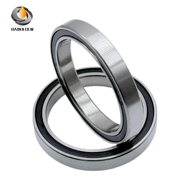 Стальной шариковый подшипник 6808RS 40×52×7мм с двухсторонним резиновым уплотнением для двигателей, инструментов, медицинского оборудования.