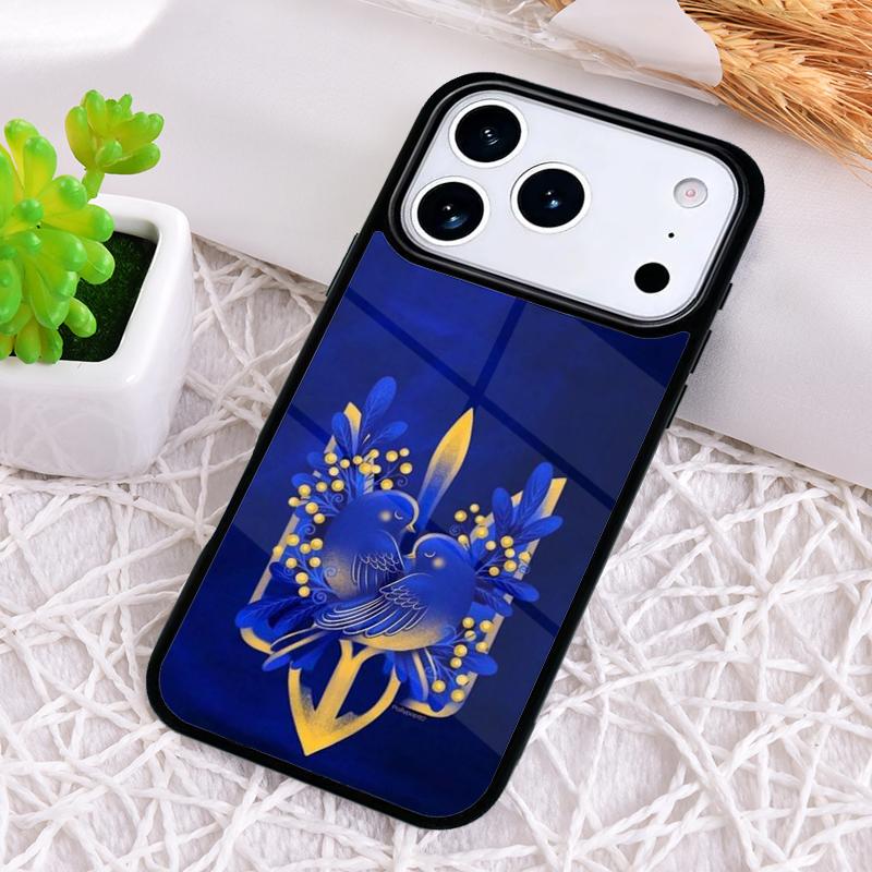 Мягкий ударопрочный чехол для телефона с флагом Украины для iPhone 17 Air 16e 15 11 12 14 13 Pro Max Чехол Coque
