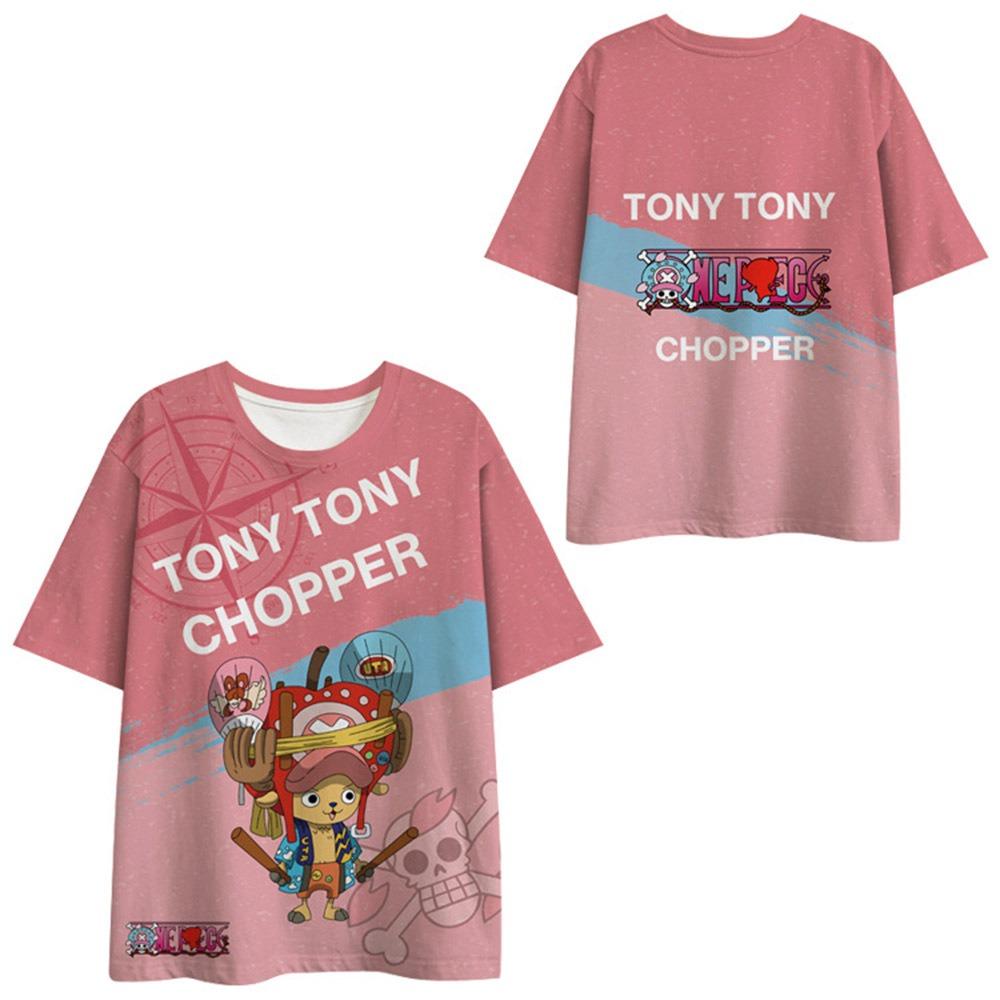 10 Colors Funny Cartoon ONE PIECE Anime T Shirts Cool Men's Tshirt O Neck Casual Unisex Streetwear Fashion Tee Camisetas Ropa Hombre