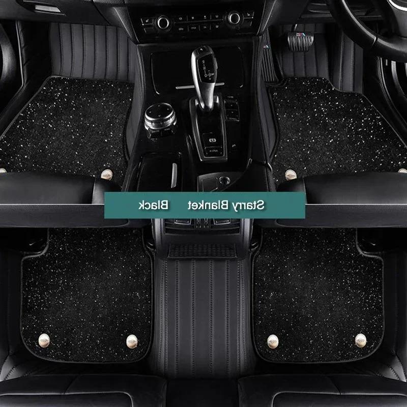 Индивидуальные автомобильные коврики для BAIC BJ20 BJ40 S6 Senova X25 X35 X55 X65 D80 D70 D50 Автомобильные ковры Двухслойные подкладки на пол Покрывало
