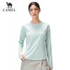 CAMEL Women's Quick-Dry Long Sleeve Round Neck T-Shirt